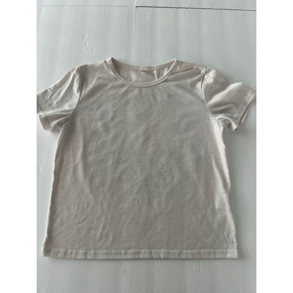 SHEIN Kids Holiday Vacay Mode Graphic Tee Cream Red Car Size 8Y